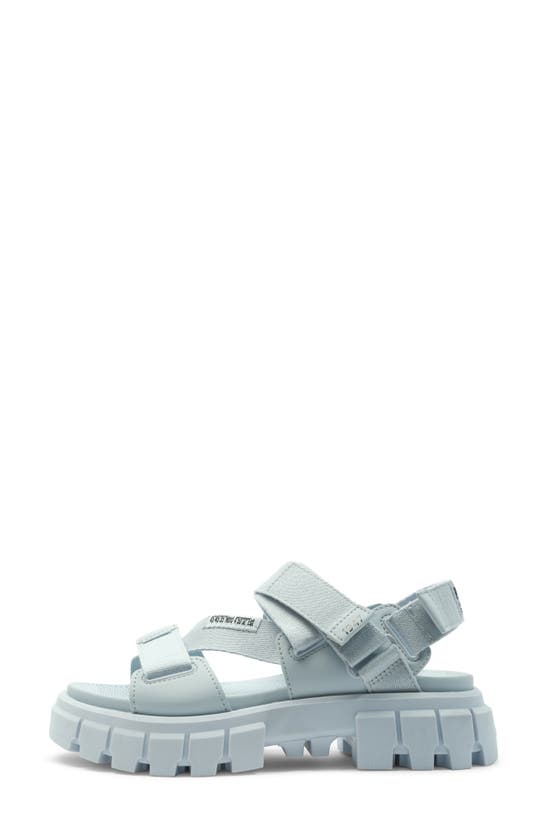 Palladium Revolt Mono Platform Sandal In Blue Art