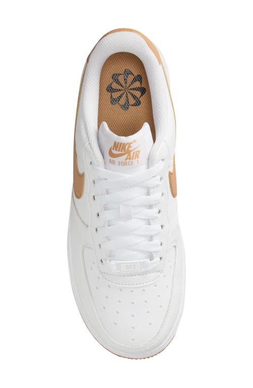 Nike Air Force 1 07 Next Nature Sneaker In White/flax