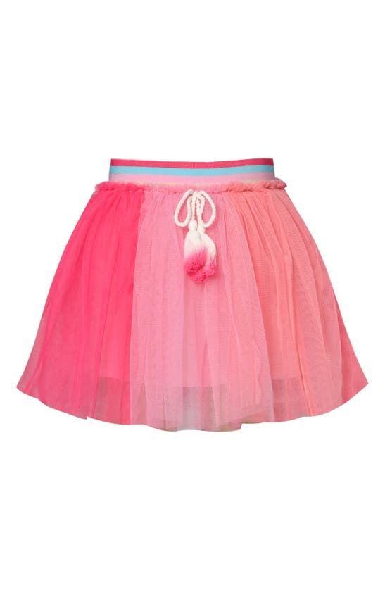 Shop Baby Sara Kids' Colorblock Mesh Tutu Skirt In Pink Multi