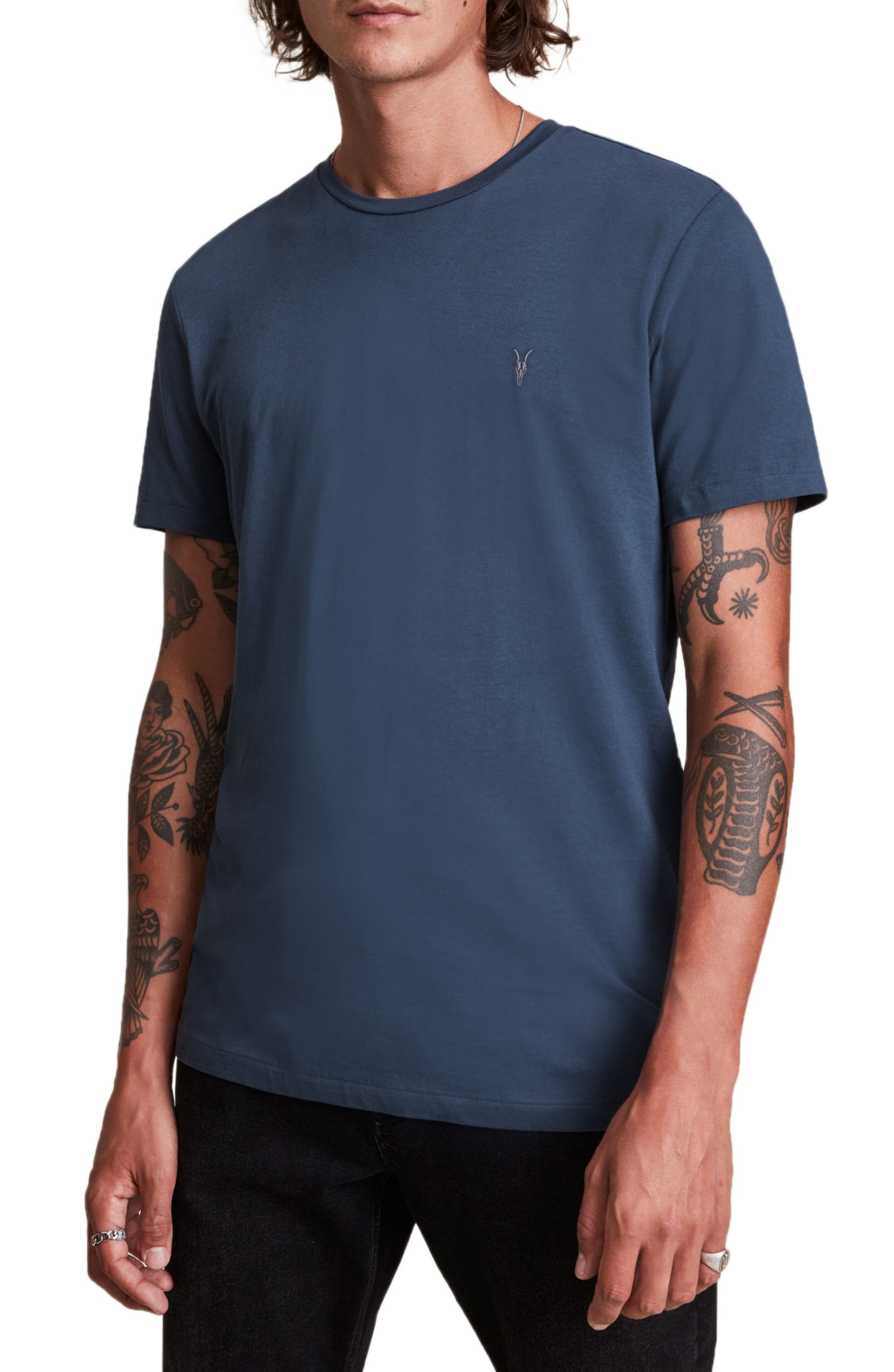 Allsaints Tonic Slim Fit Crewneck T 