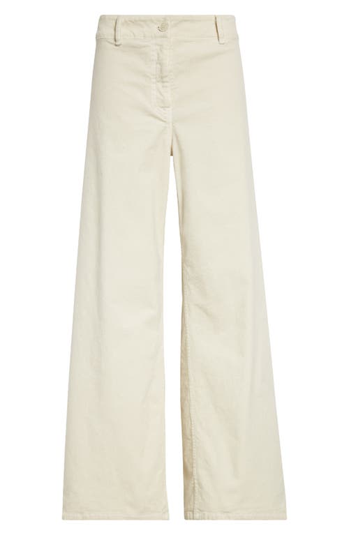 Shop Nili Lotan Megan Wide Leg Pants In Stone