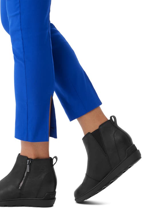 Sorel Evie Ii Zip Waterproof Ankle Boot In Black