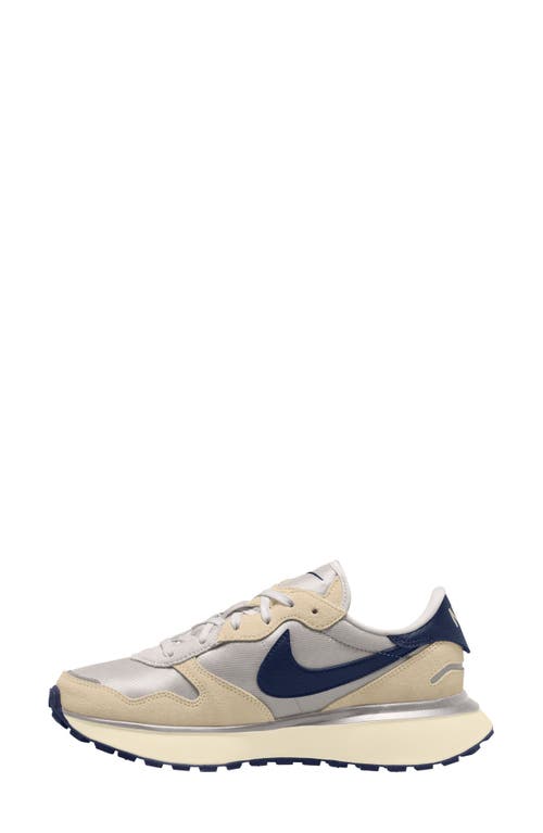 Shop Nike Phoenix Waffle Sneaker In Brown/midnight Navy