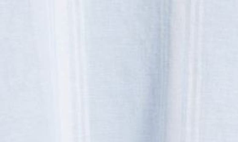 Shop Caslon Short Sleeve Linen Blend Popover Top In Blue Skyway Bon Stripe