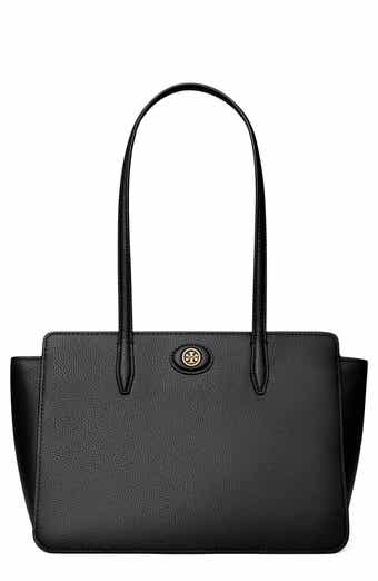 Tory Burch Robinson Textured Leather Tote- Cardamom 