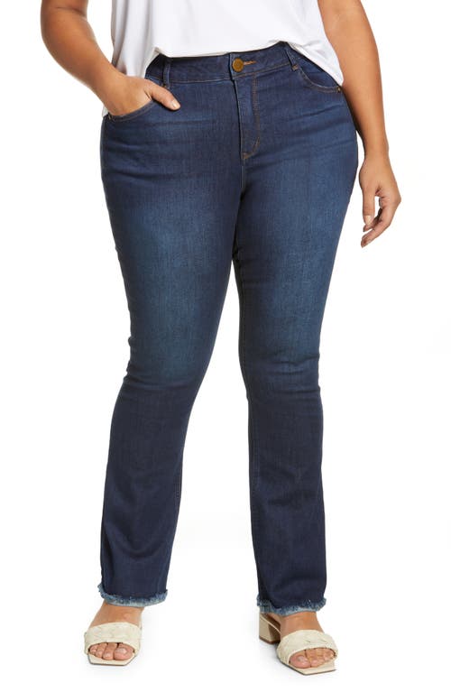 Wit & Wisdom Itty Bitty Bootcut Jeans in Dina-Dark Indigo Artisanal at Nordstrom, Size 22W