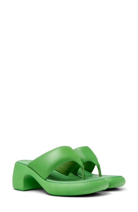 Shop Camper Thelma Flip Flop In Bright Green