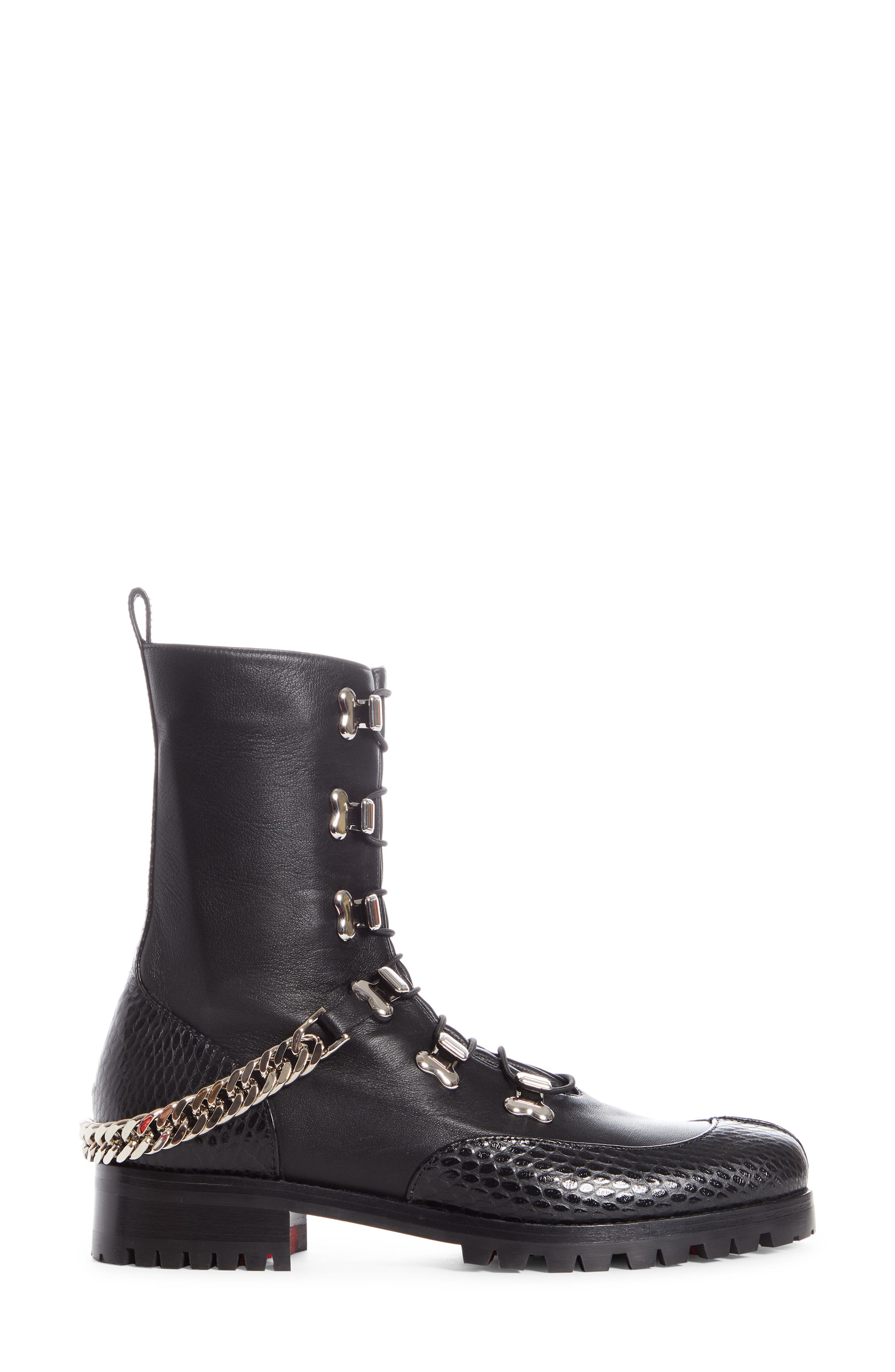 christian louboutin combat boots sale