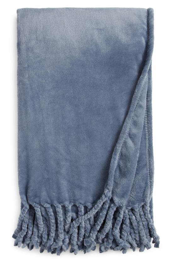 Shop Nordstrom Bliss Oversize Throw Blanket In Blue Chip