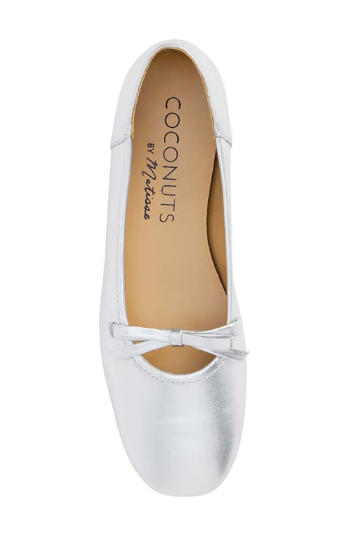 Shop Coconuts By Matisse Missy Ballet Flat In Silver