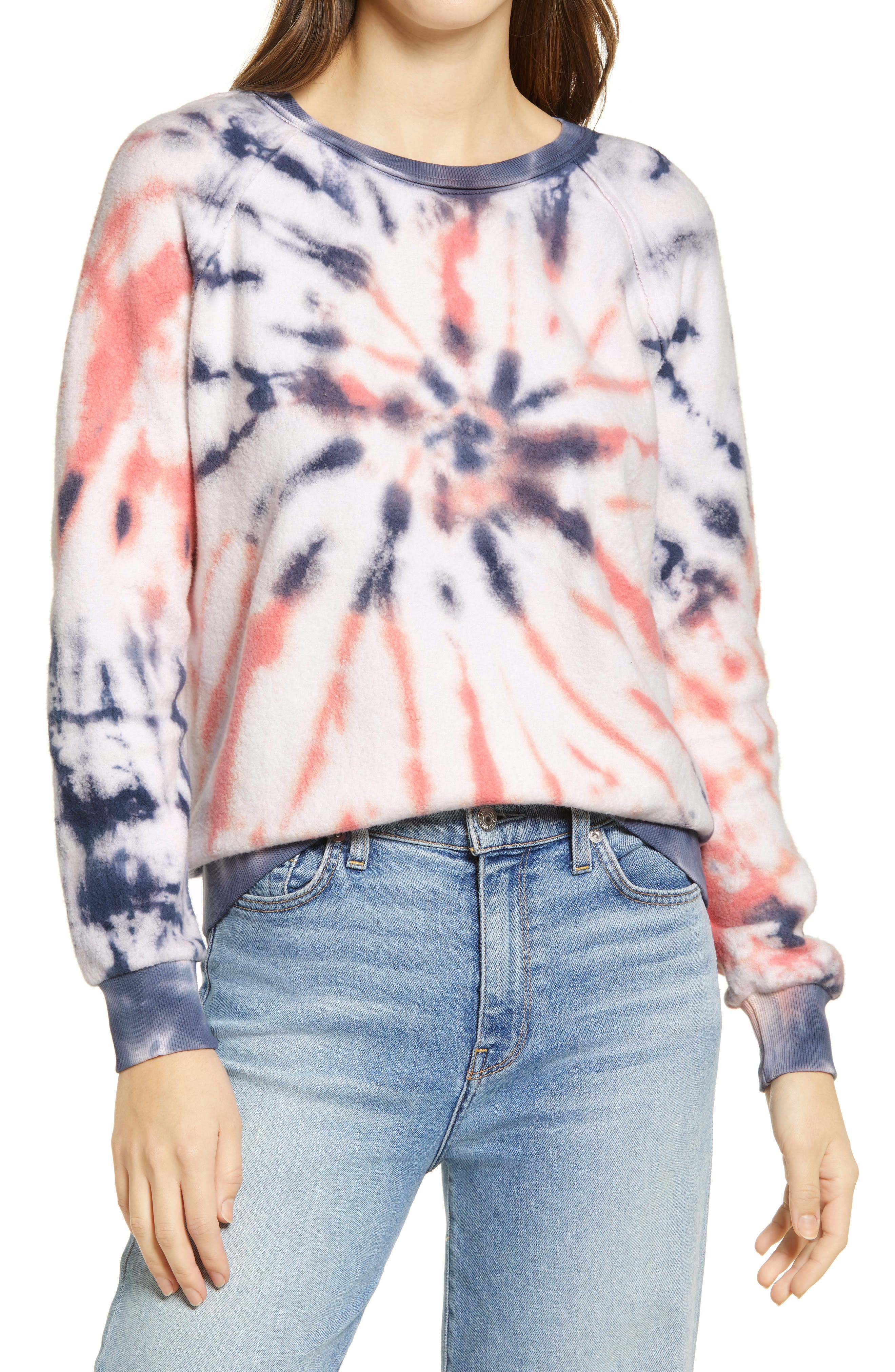 Tie dye sweatshirt nordstrom rack Clearance