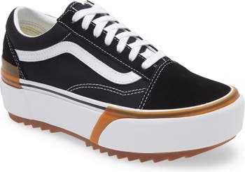 Vans Seldan St Women's Platform Sneakers, Size: 9.5, Black