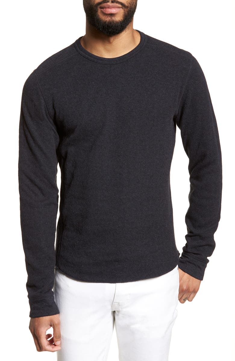 Vince Double Knit Slim Fit Long Sleeve T-Shirt | Nordstrom