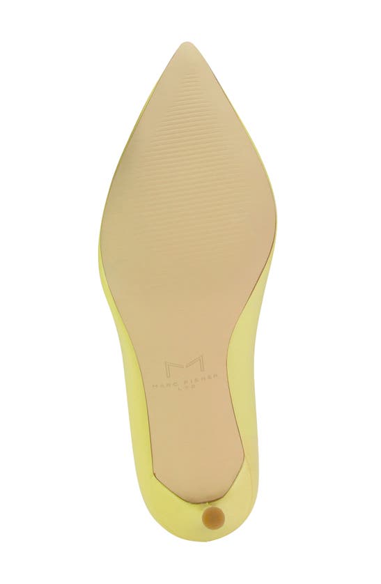 Shop Marc Fisher Ltd Salley Pointed Toe Pump In Yellow