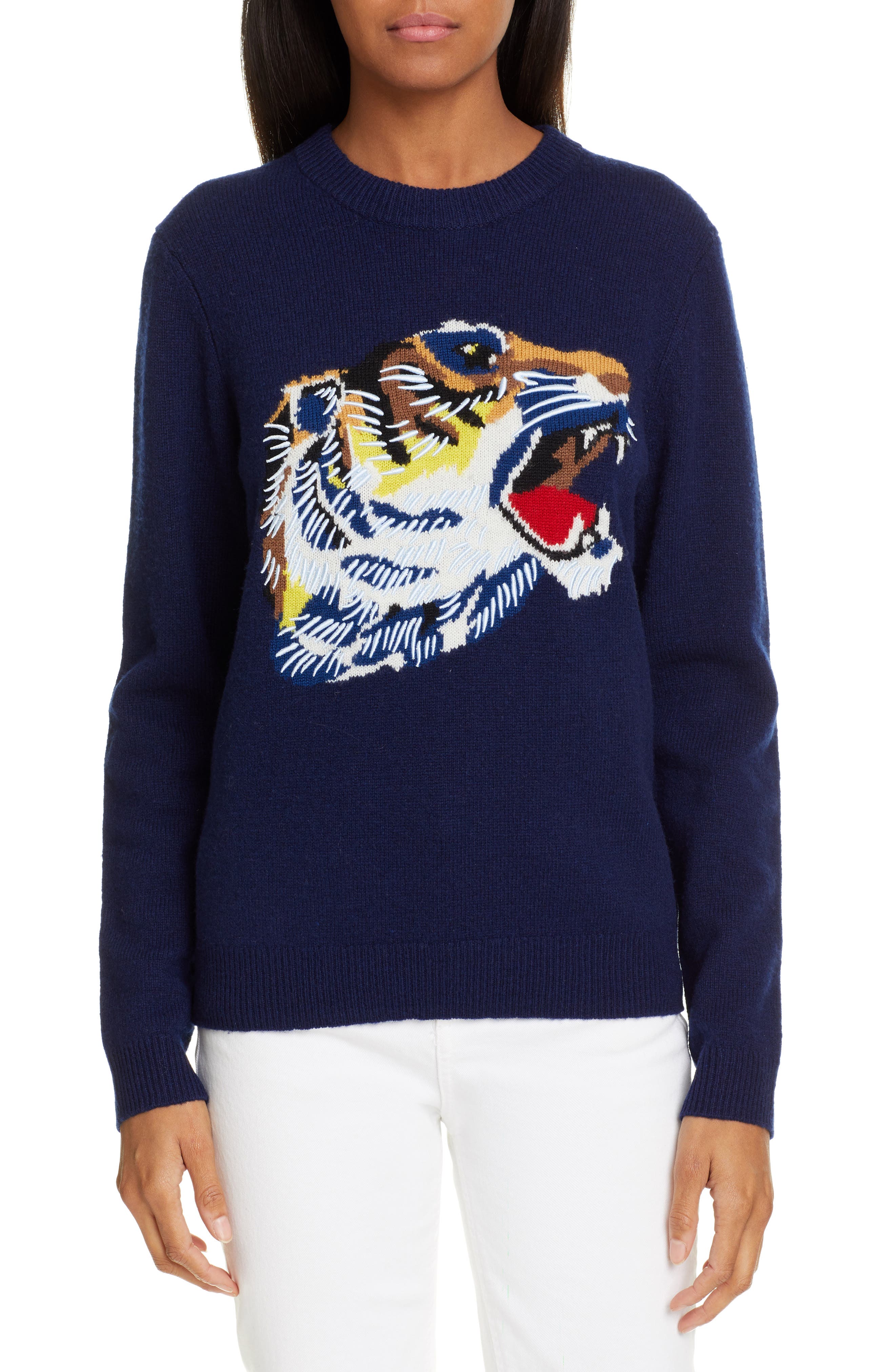 KENZO Tiger Head Wool Sweater | Nordstrom