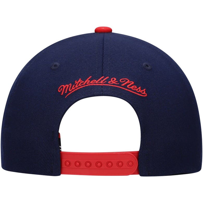 Men's Mitchell & Ness Navy St. Louis City SC Team Script 2.0 Stretch  Snapback Hat