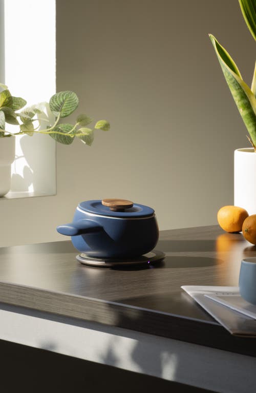 Ohom Fondi Self-heating Fondue Set In Navy Blue