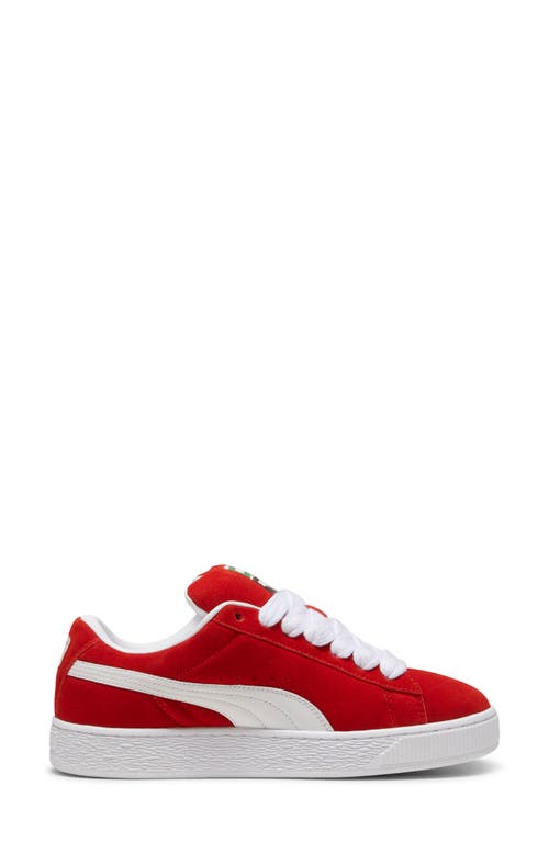 Shop Puma Suede Xl Sneaker In For All Time Red- White