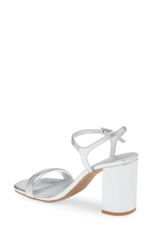 Bp. Lexy Sandal In Silver Metallic