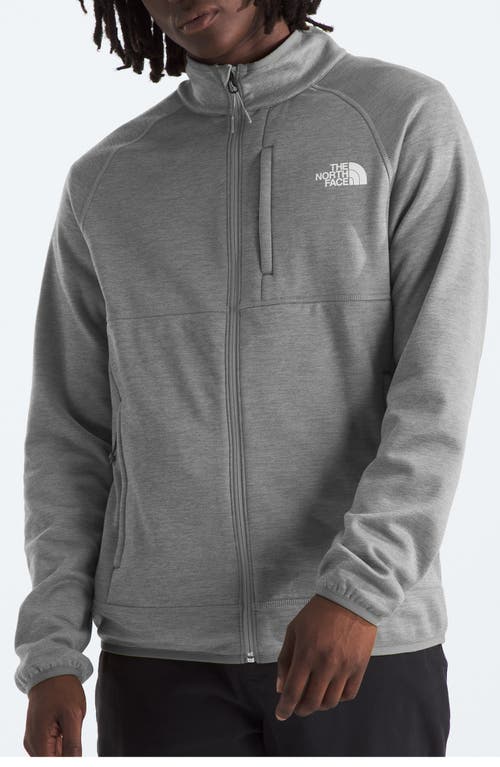 Shop The North Face Canyonlands Full Zip Jacket In Tnf Medium Grey Heather