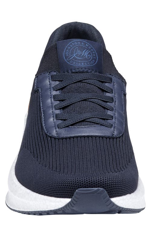 Shop Johnston & Murphy Briley Knit Sneaker In Navy Knit