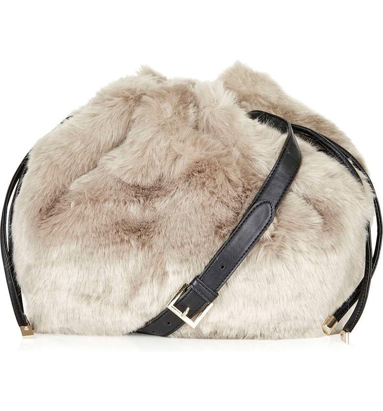 Topshop Faux Fur Duffel Bag | Nordstrom