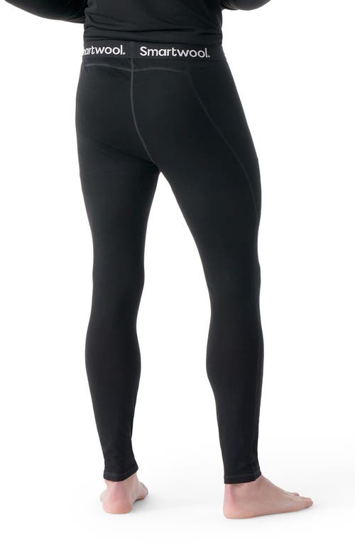 Shop Smartwool Classic All Season Merino Wool Blend Base Layer Leggings In Black