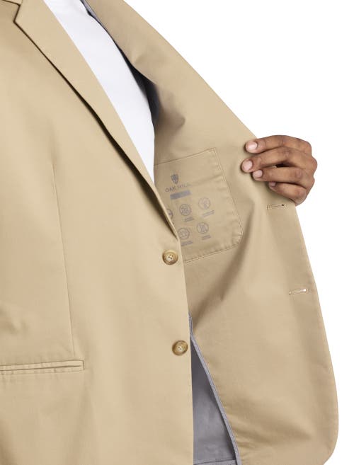 Shop Oak Hill By Dxl Tech Sport Coat In Vintage Khaki