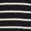  Black- Ivory Stripe color