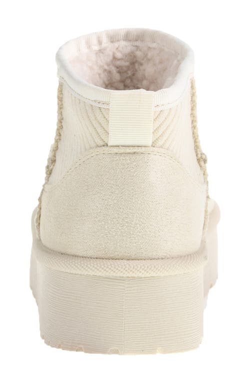 Shop Dirty Laundry Yarroh Corduroy Platform Bootie In Cream