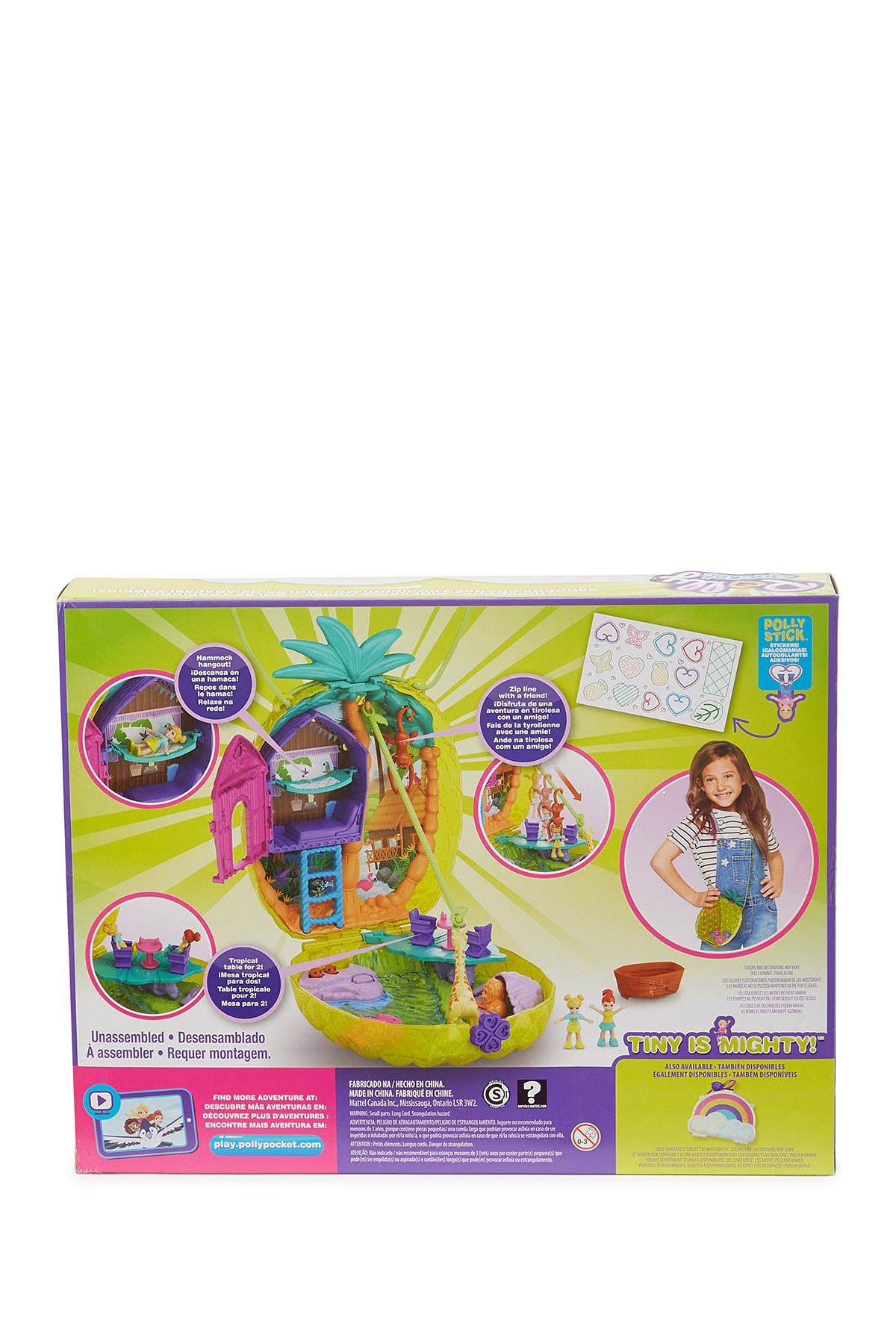 polly pocket tropicool pineapple