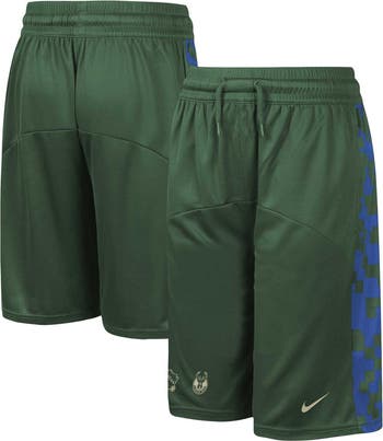 Nike Youth Nike Hunter Green Milwaukee Bucks Courtside Starting
