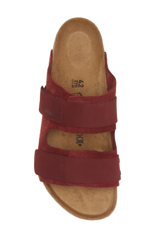 Shop Birkenstock Uji Slide Sandal In Zinfandel