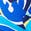 selected Azure Blue color