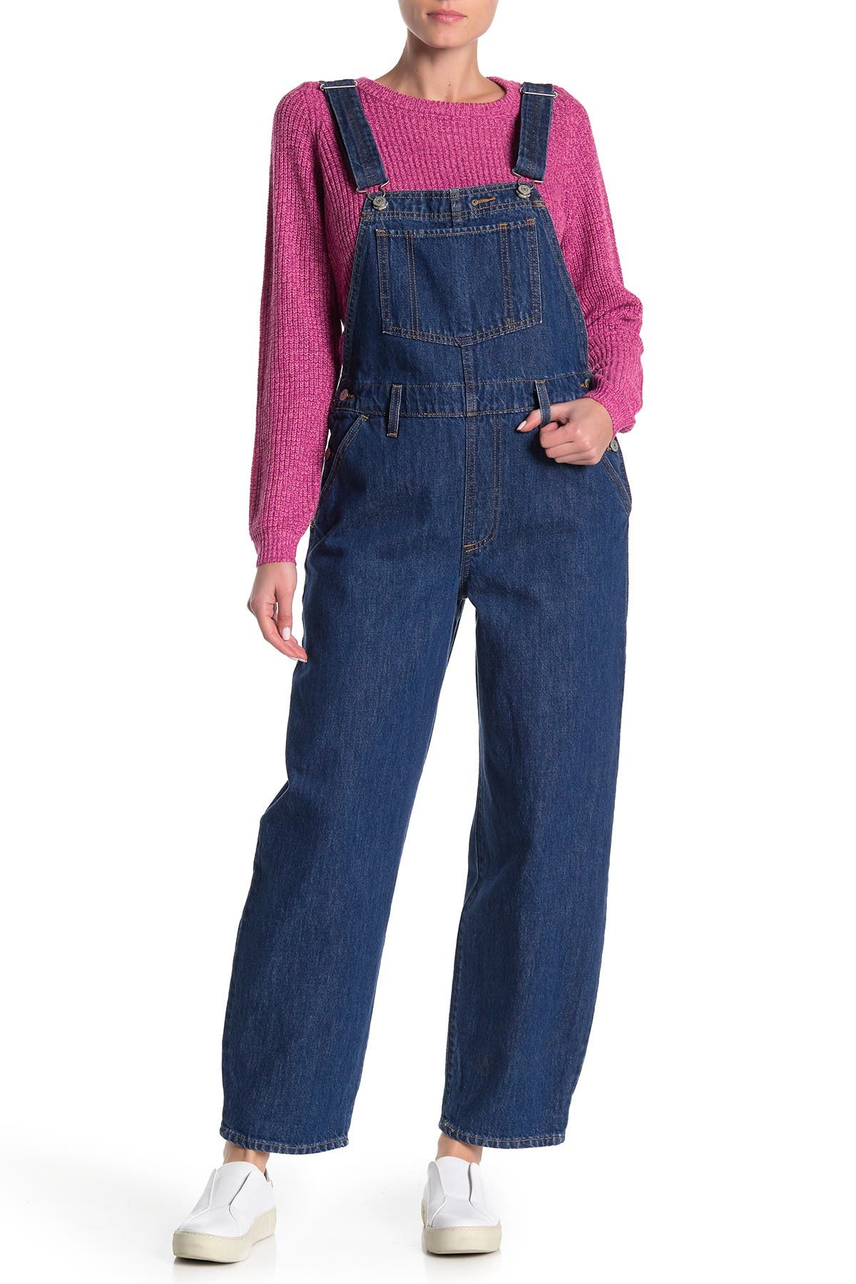 levi baggy overalls
