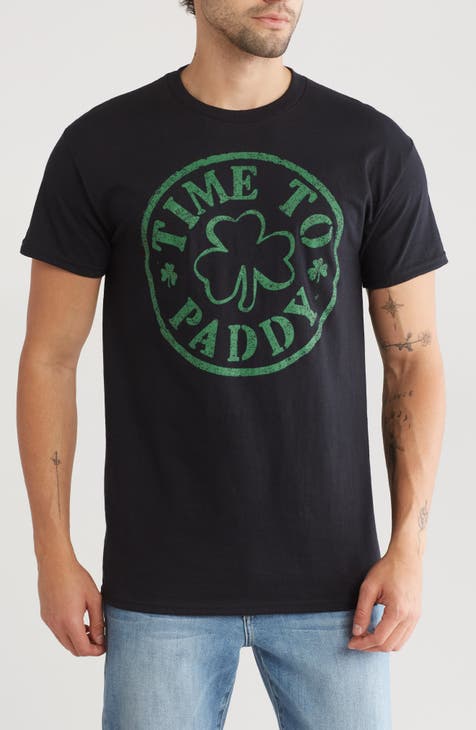 Time to Paddy Cotton Graphic T-Shirt