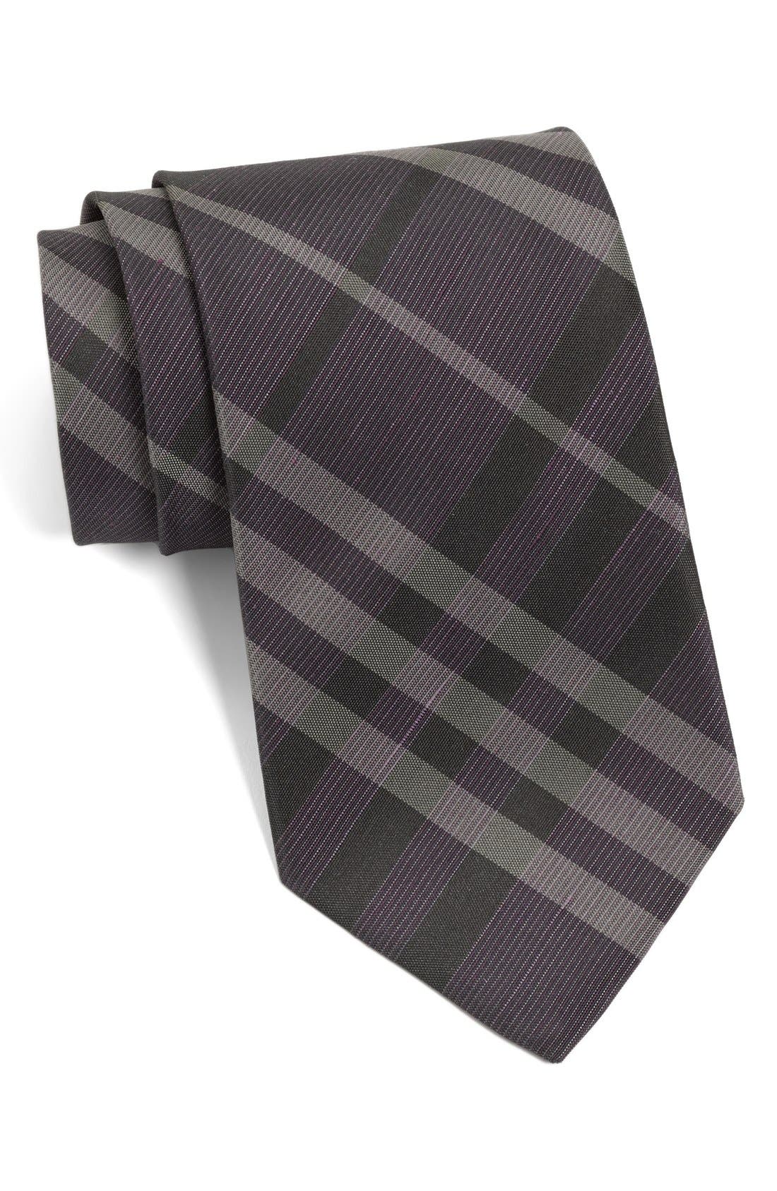 burberry tie grey