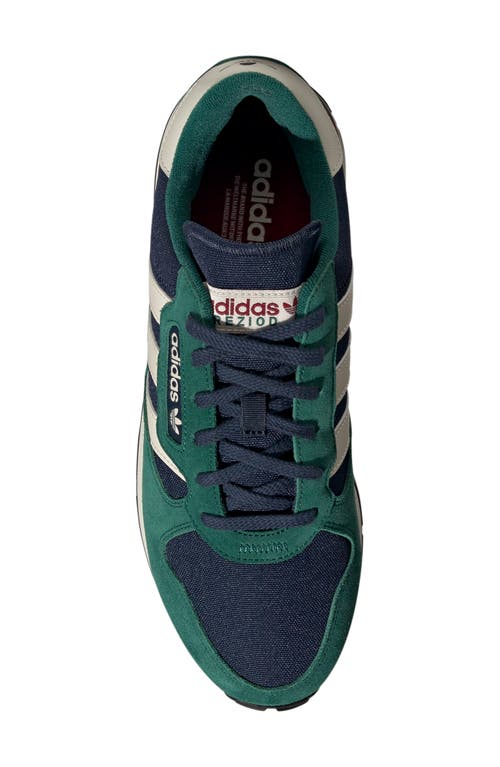 Shop Adidas Originals Adidas Treziod Running Shoe In Green/alumina/burgundy