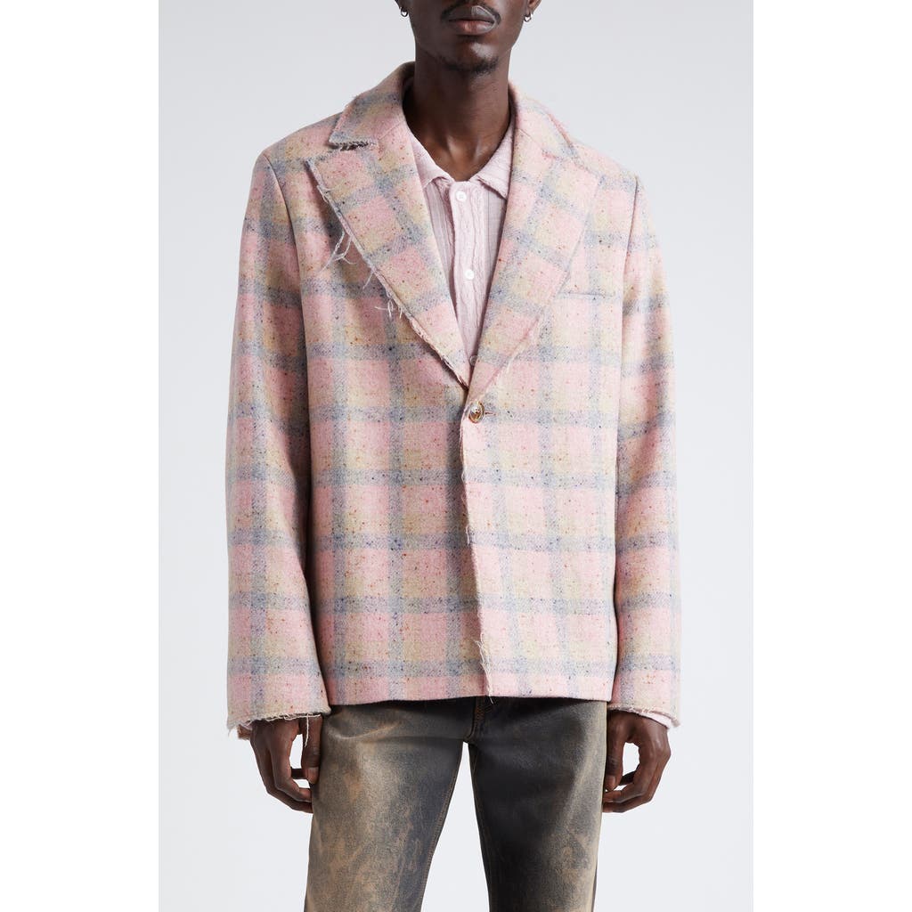 Séfr Cecil Wool Blazer in Punk Plaid