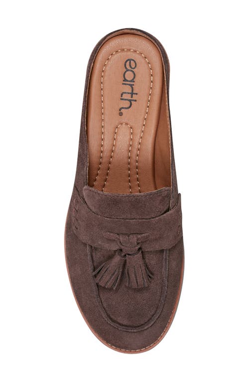 Earth ® Everett Tassle Mule In Dark Brown