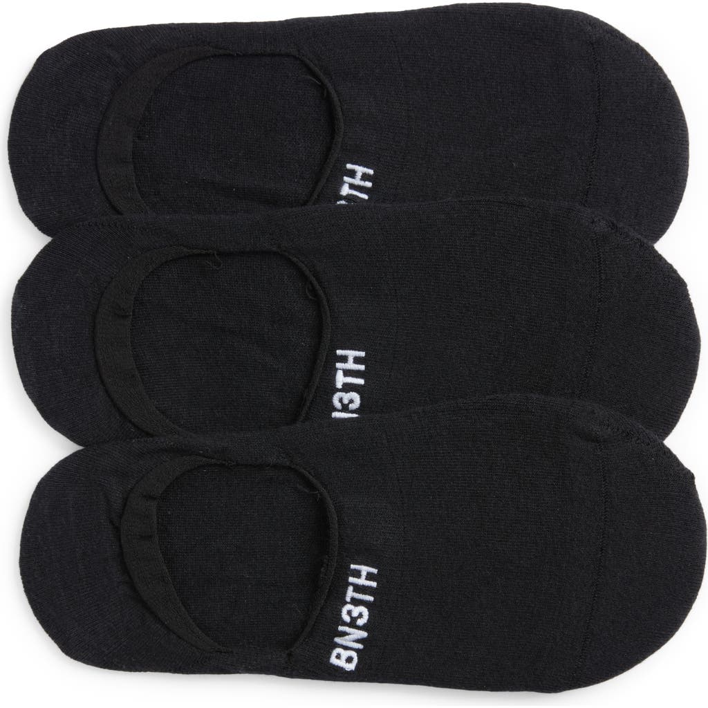 Bn3th 3-pack Classic No-show Socks In Black