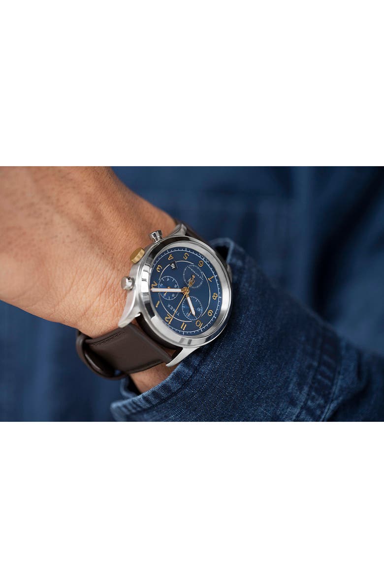 Timex® Waterbury Traditional Chronograph Leather Strap | Nordstrom