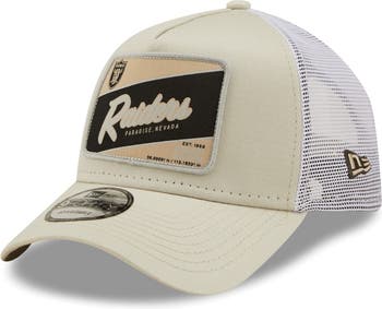 New Era Las Vegas Raiders Home Field 9FORTY A-Frame Trucker Cap Hat