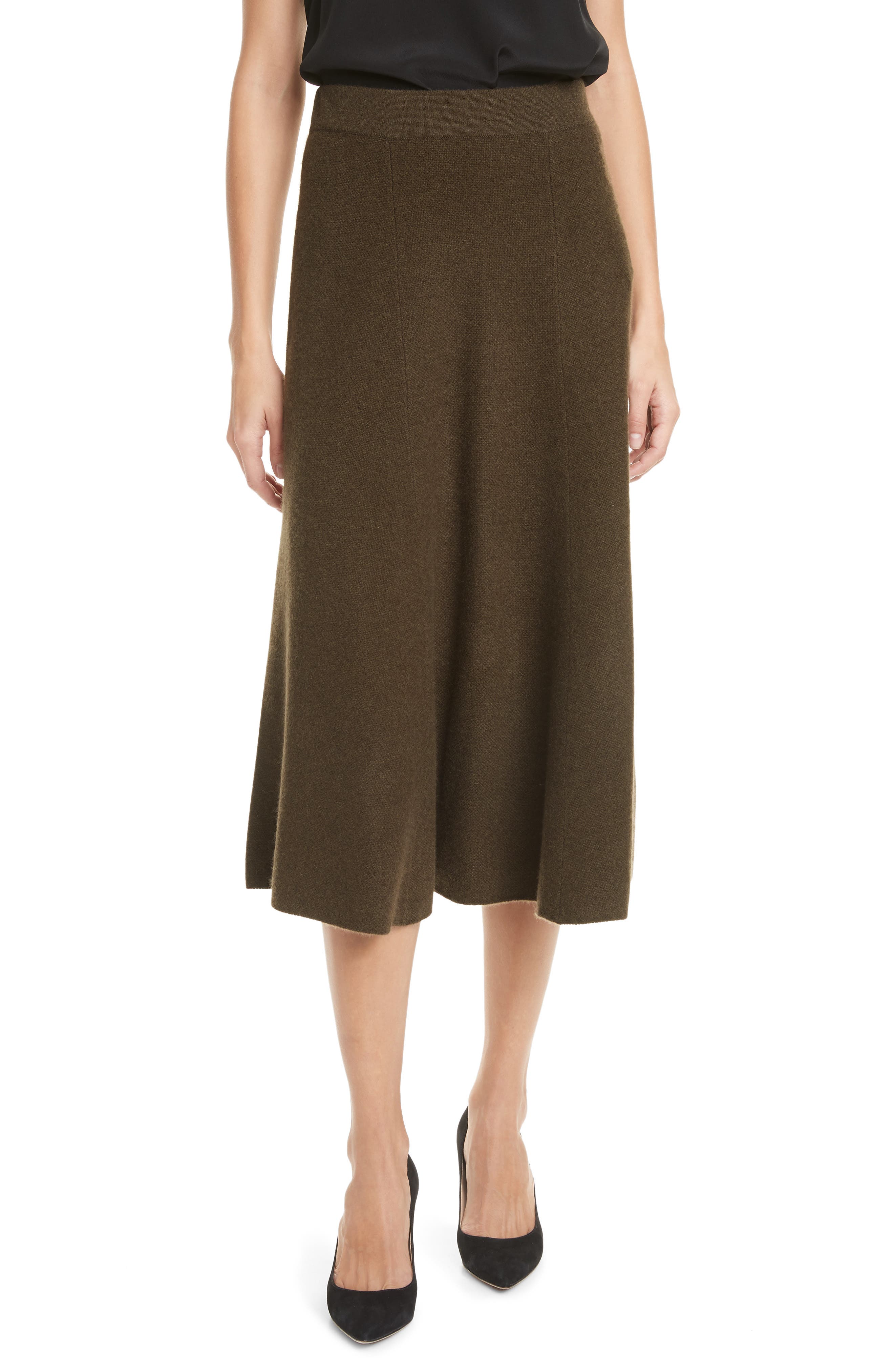 Nordstrom Signature Cashmere Midi Skirt Nordstrom