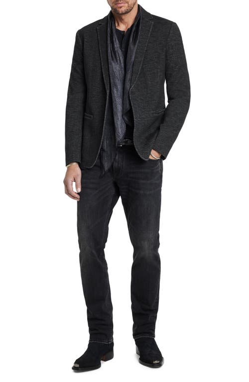 Shop John Varvatos Greenville Knit Jacket In Black