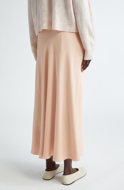Shop Lafayette 148 New York Bias Cut Silk Maxi Skirt In Bluff Pink