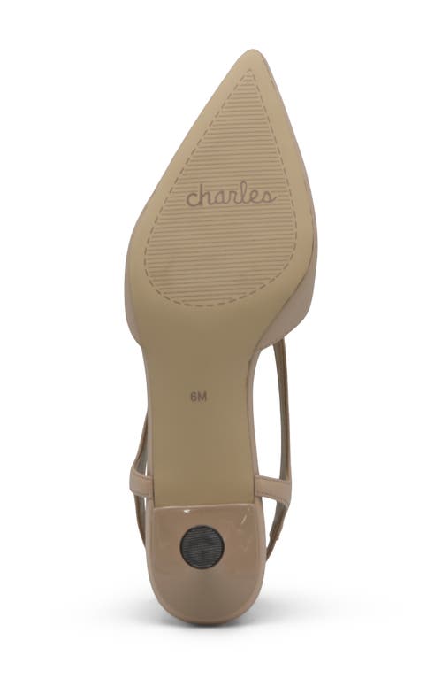 Charles By Charles David Addi Pointed Toe Kitten Heel Pump In Rugby Tan