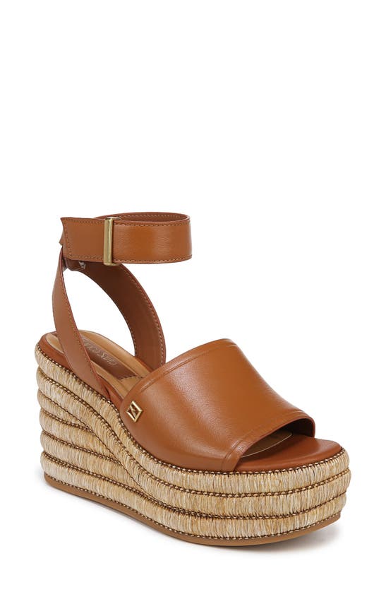 Shop Franco Sarto L-toni Wedge Platform Sandal In Tan