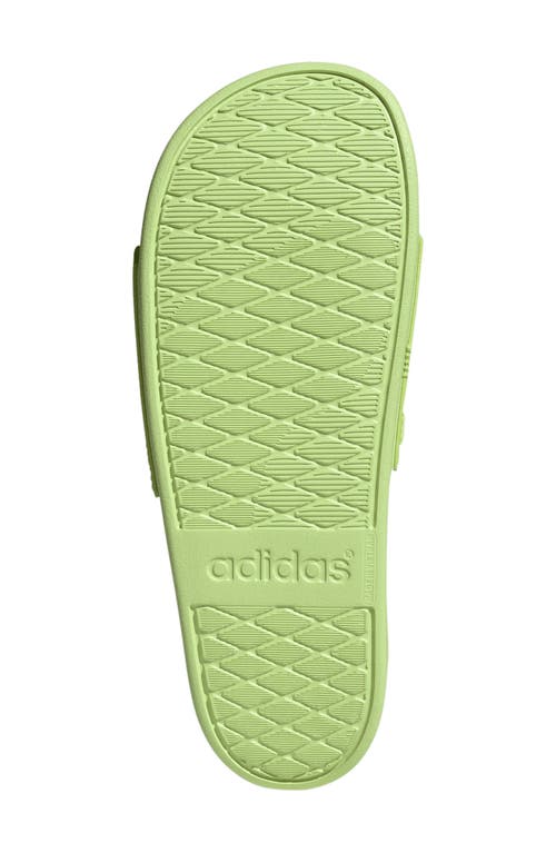 Adidas Originals Adidas Adilette Slide Sandal In Pulse/lime/pulse Lime