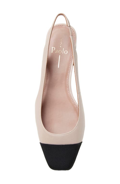 Shop Linea Paolo Charley Slingback Pump In Sand/black